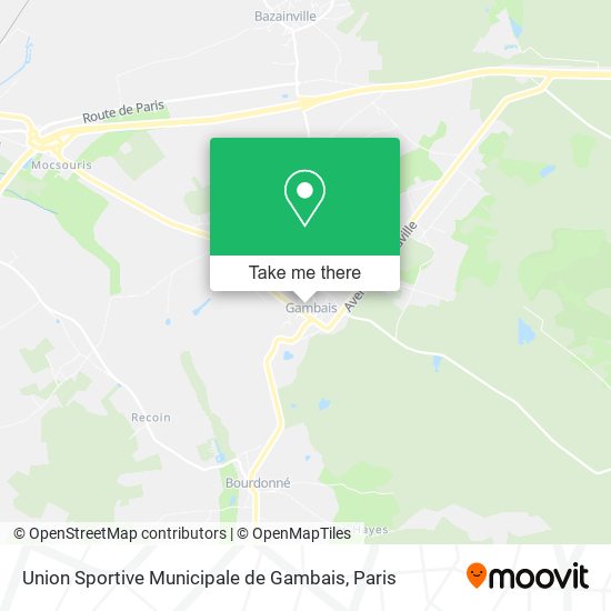 Union Sportive Municipale de Gambais map