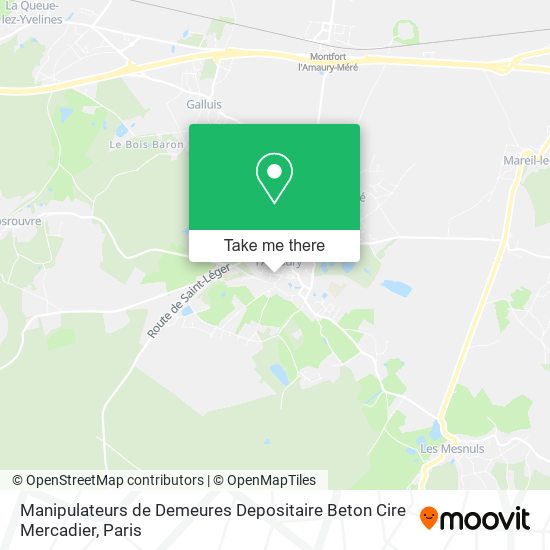 Manipulateurs de Demeures Depositaire Beton Cire Mercadier map