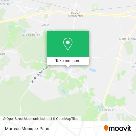 Mapa Marteau Monique