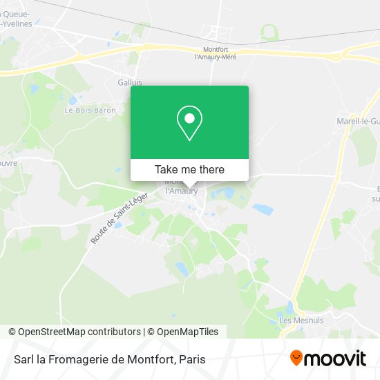 Sarl la Fromagerie de Montfort map