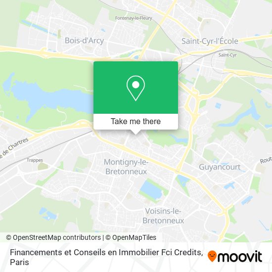 Financements et Conseils en Immobilier Fci Credits map