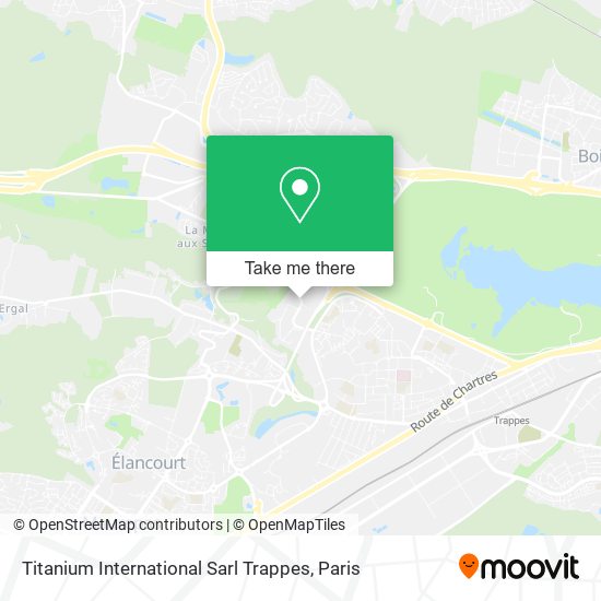 Titanium International Sarl Trappes map