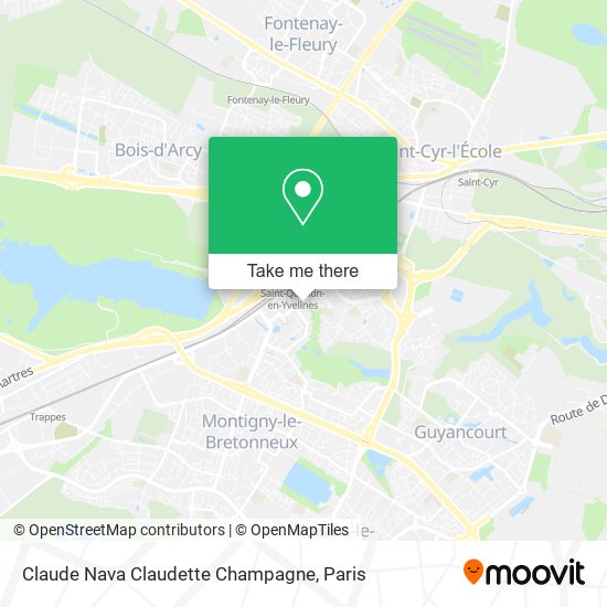Claude Nava Claudette Champagne map