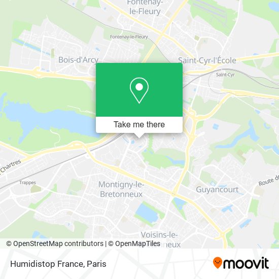 Mapa Humidistop France