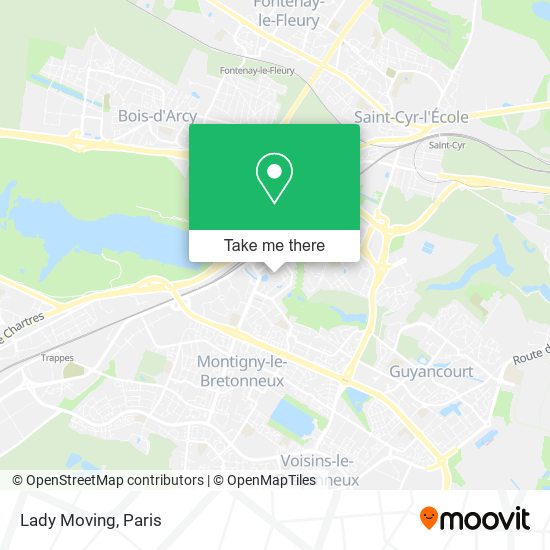 Lady Moving map