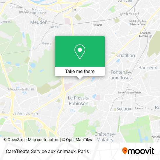 Care'Beats Service aux Animaux map