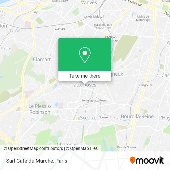 Mapa Sarl Cafe du Marche