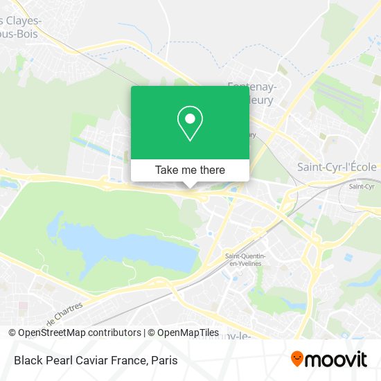 Black Pearl Caviar France map