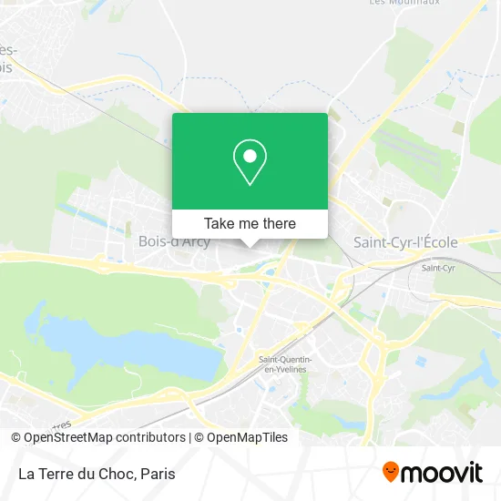 La Terre du Choc map