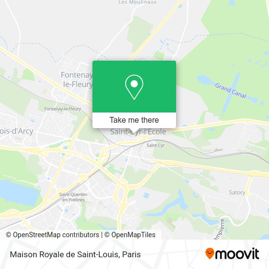 Maison Royale de Saint-Louis map