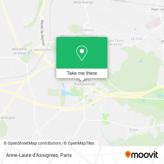 Anne-Laure d'Assignies map