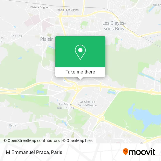 M Emmanuel Praca map