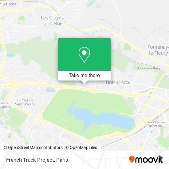 French Truck Project map