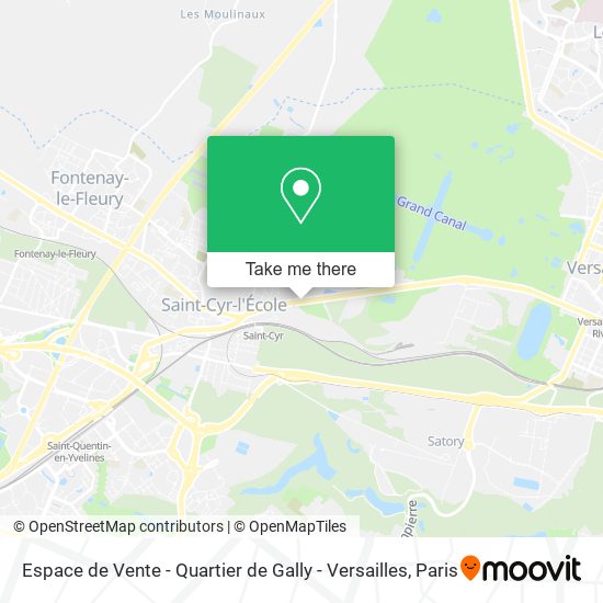 Espace de Vente - Quartier de Gally - Versailles map