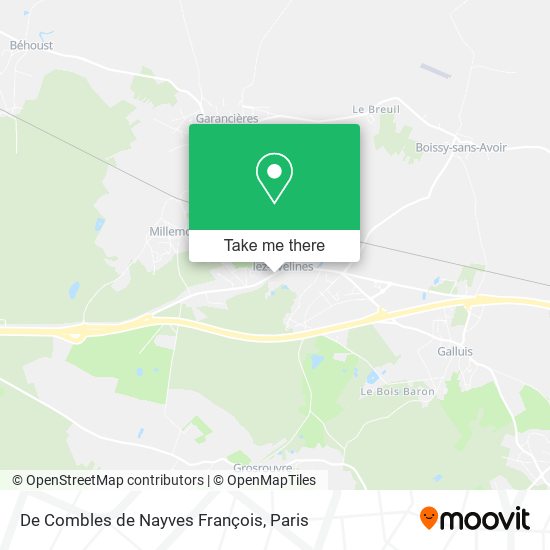 De Combles de Nayves François map