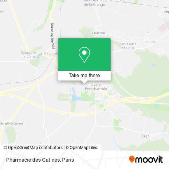 Pharmacie des Gatines map