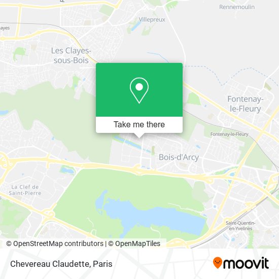 Mapa Chevereau Claudette