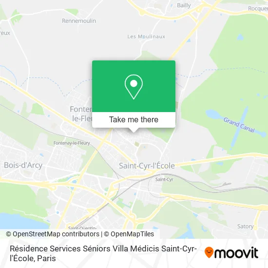 Résidence Services Séniors Villa Médicis Saint-Cyr-l'École map