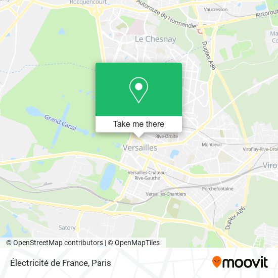 Électricité de France map