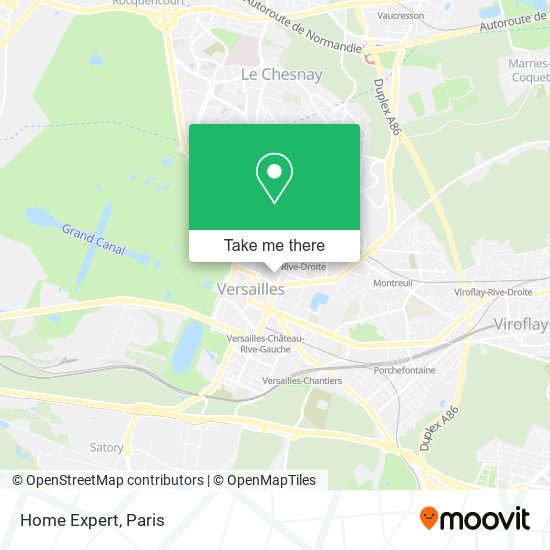 Home Expert map