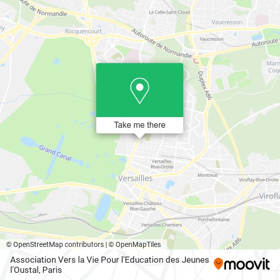 Mapa Association Vers la Vie Pour l'Education des Jeunes l'Oustal