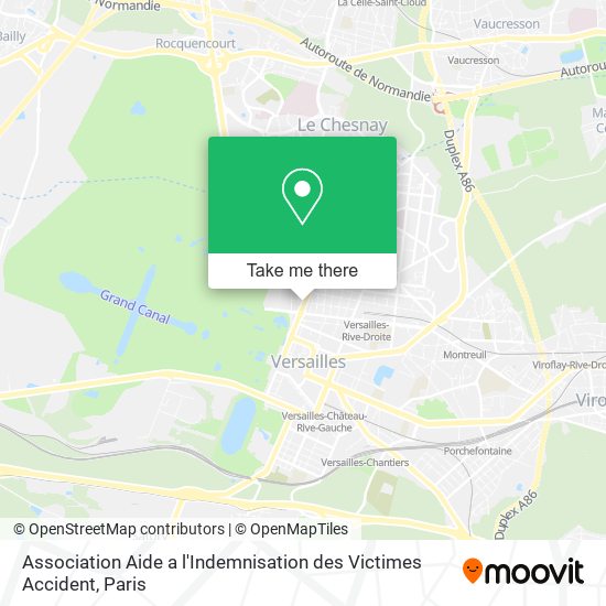 Association Aide a l'Indemnisation des Victimes Accident map