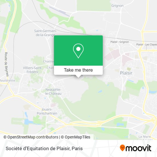 Société d'Equitation de Plaisir map