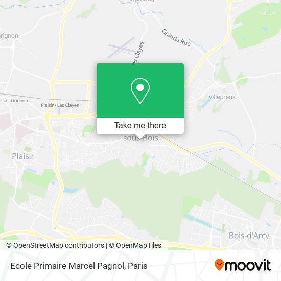 Mapa Ecole Primaire Marcel Pagnol
