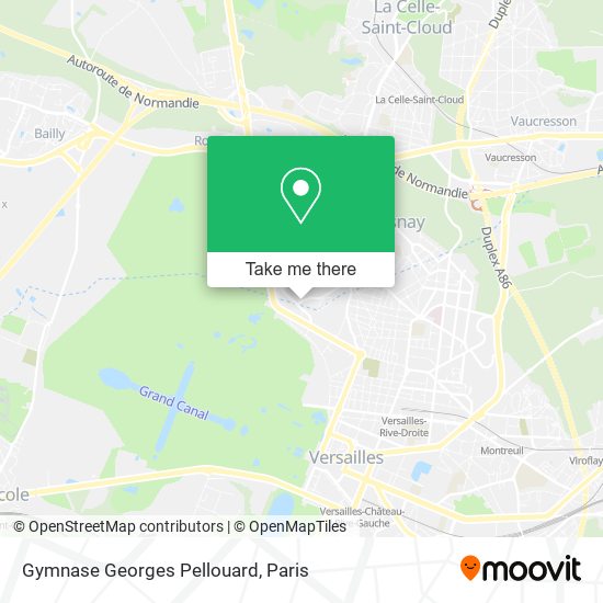 Mapa Gymnase Georges Pellouard