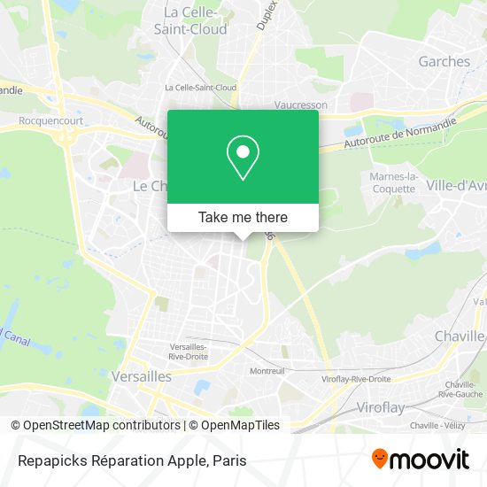 Mapa Repapicks Réparation Apple