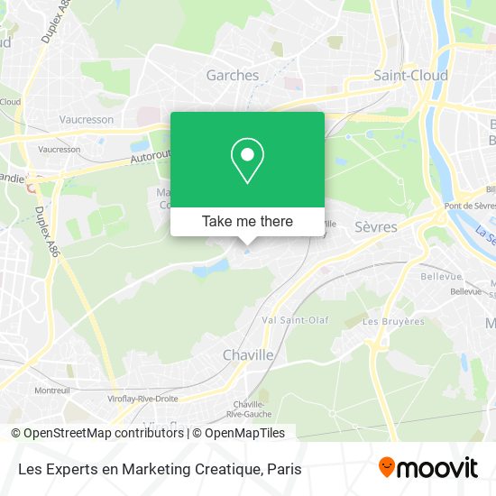 Mapa Les Experts en Marketing Creatique