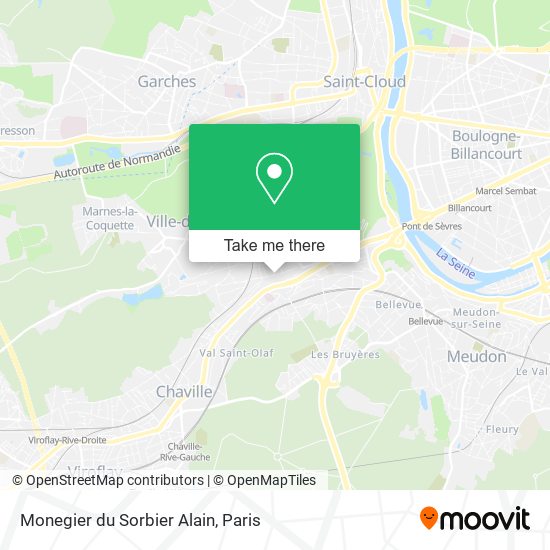 Monegier du Sorbier Alain map