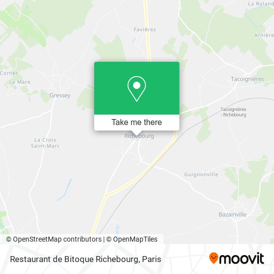 Restaurant de Bitoque Richebourg map