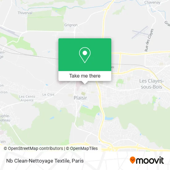 Nb Clean-Nettoyage Textile map