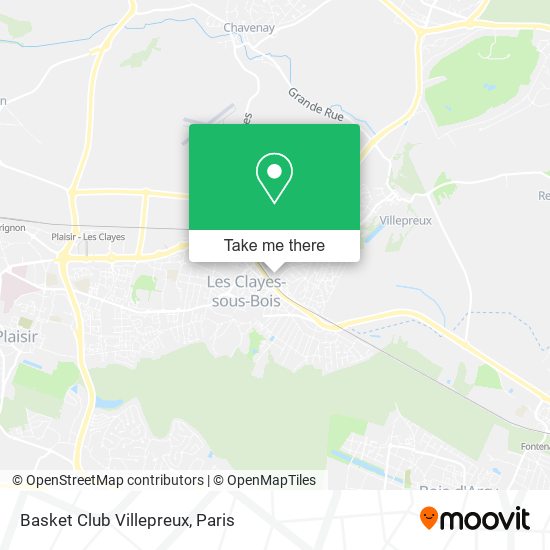 Basket Club Villepreux map