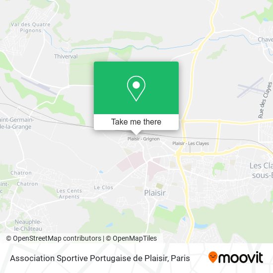 Association Sportive Portugaise de Plaisir map