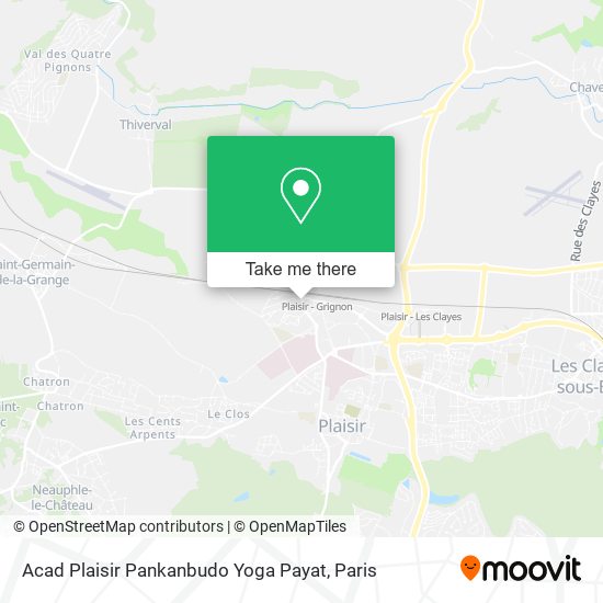 Acad Plaisir Pankanbudo Yoga Payat map