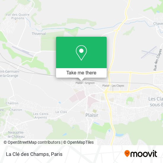La Clé des Champs map