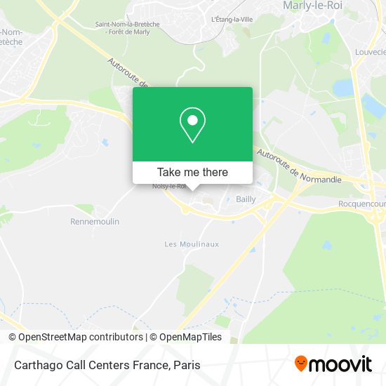 Carthago Call Centers France map