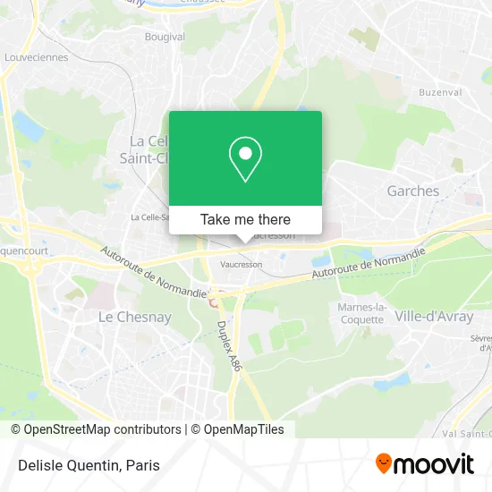 Delisle Quentin map