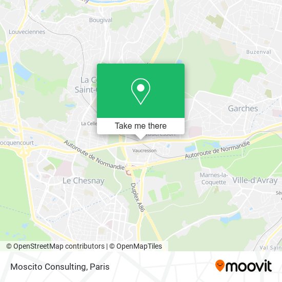 Moscito Consulting map