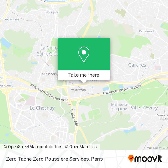 Zero Tache Zero Poussiere Services map