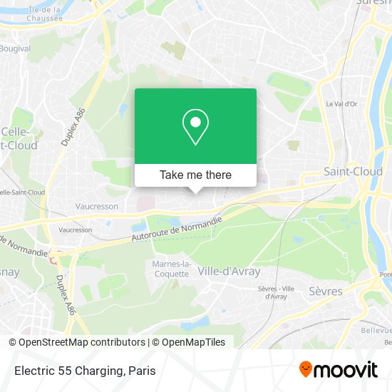 Electric 55 Charging map