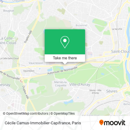 Cécile Camus-Immobilier-Capifrance map