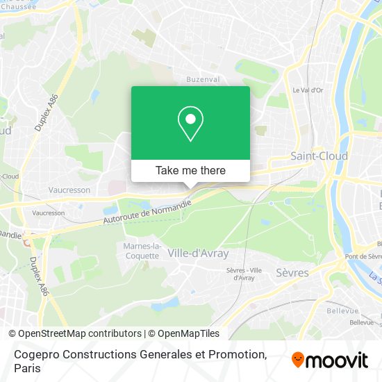 Cogepro Constructions Generales et Promotion map