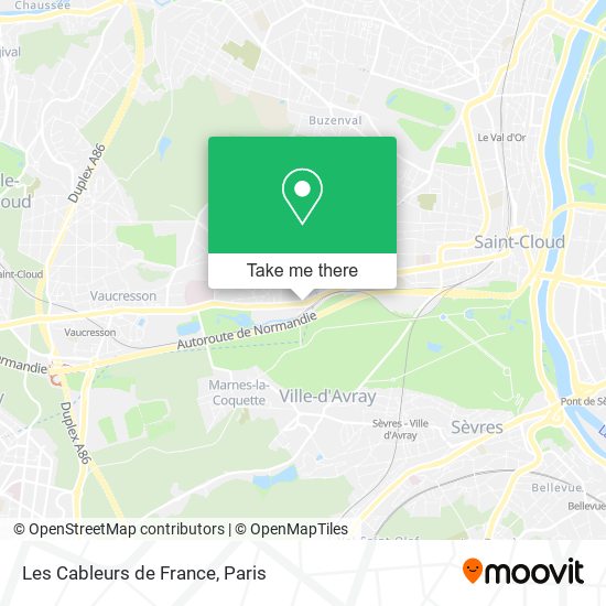 Les Cableurs de France map