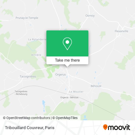 Tribouillard Couvreur map