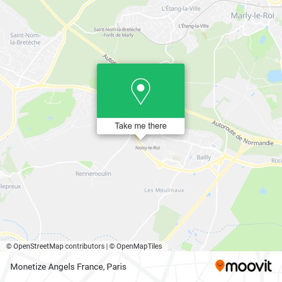 Mapa Monetize Angels France