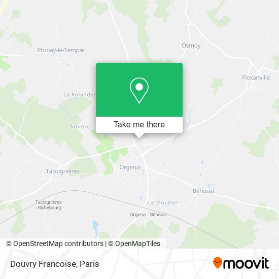 Mapa Douvry Francoise