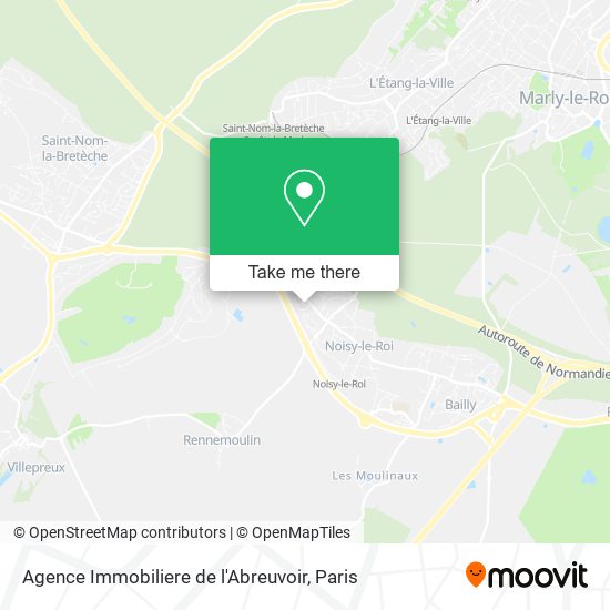 Mapa Agence Immobiliere de l'Abreuvoir